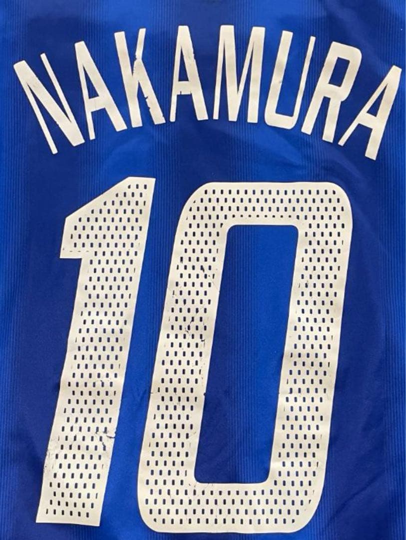 中村俊輔 日本代表 2004 ユニフォーム 正規品 Oサイズ ヴィンテージの