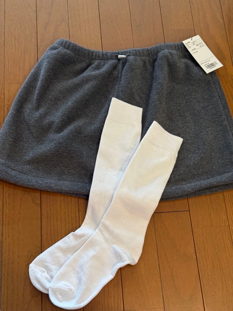 CANAL JEAN☆El marフリースミニスカート/靴下SET 新品✨ CANAL JEAN