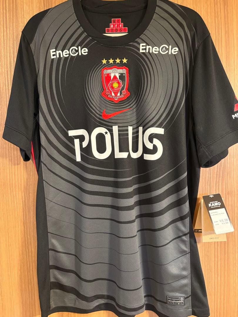 浦和レッズ ユニフォーム 2025 3rd ブラック 77 金子拓郎 Lサイズ