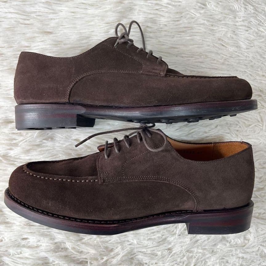 美品】ジャランスリウァヤ スエード Uチップ シューズ 41 - メルカリ