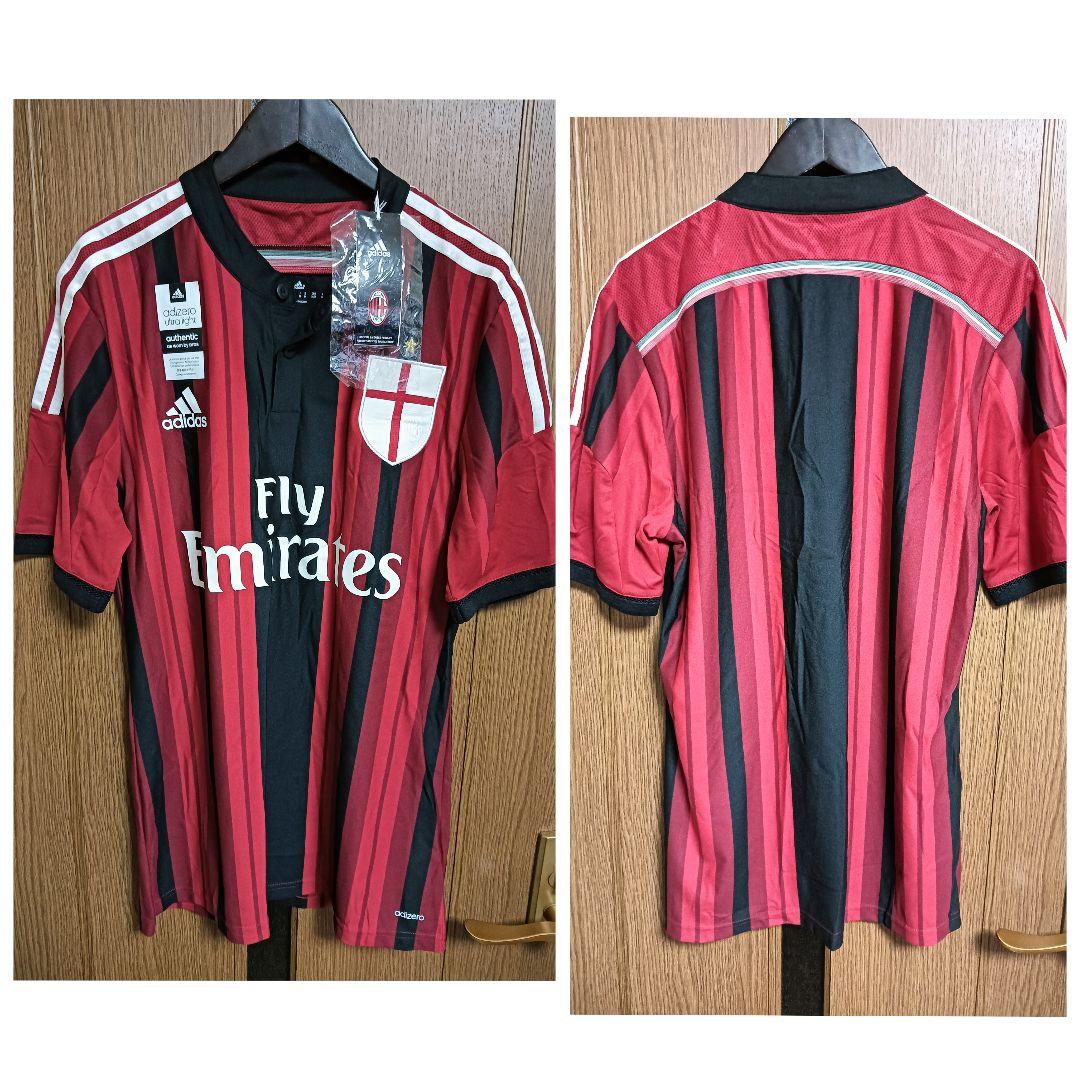アディダス ACミラン オーセンティックユニフォーム 14/15 O 紙タグ付き アディダス ACミラン オーセンティックユニフォーム 14/15 O 紙タグ