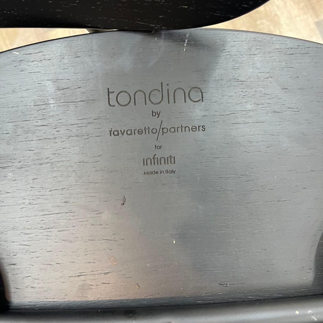 ①ASPLUND トンディーナ ダイニングチェア ブラック イタリア製 2脚