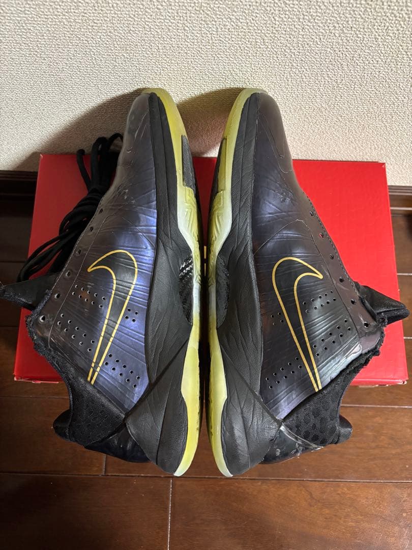Nike Kobe 6 黒/金 シューズ 25.5cm