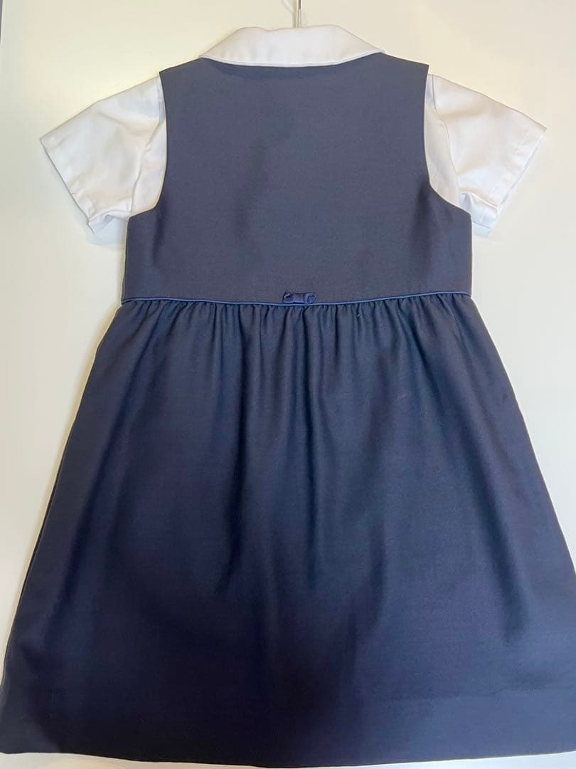 お受験】［120］ファミリア ジャンパースカート・ブラウス SET 面接 見学