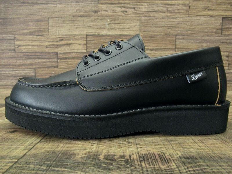 専用 ダナー ブローガン 茶芯 モカシン レザー シューズ 黒 25.5 ②