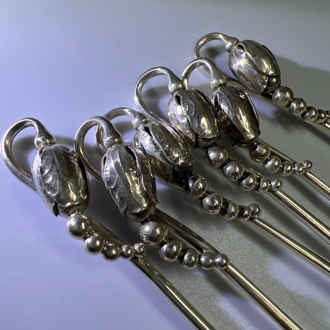 ジョージジェンセン ブロッサムsterling925 コーヒースプーン6本 共袋