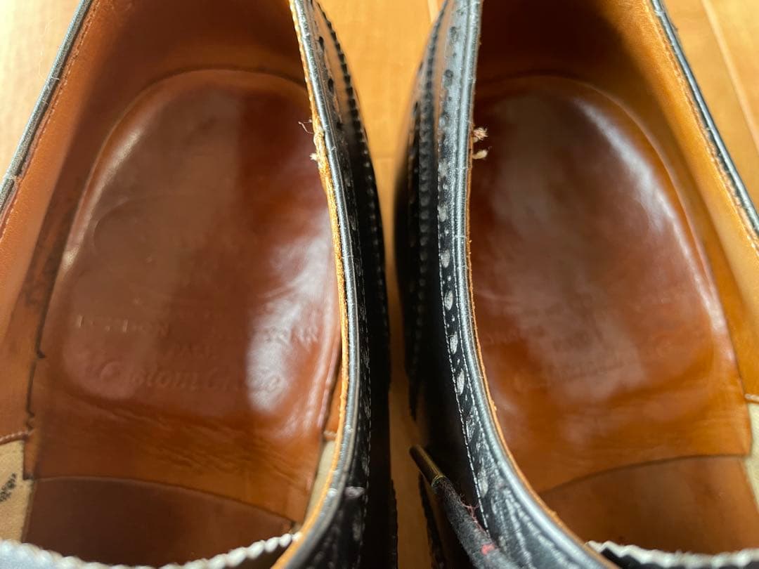 美品3都市】旧チャーチ ディプロマット 黒 65F 純正シューツリー