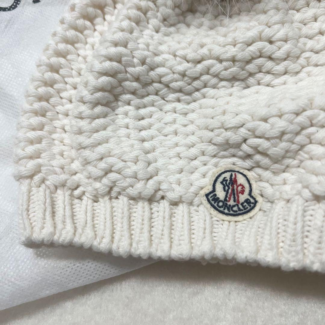 MONCLER モンクレール KIDS フォックスファー ニットキャップ - メルカリ