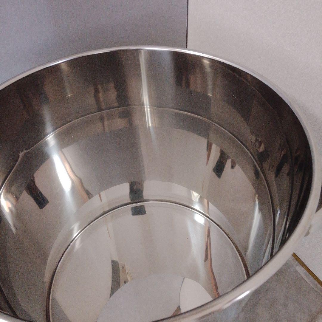 業務用 厚手18-8ステン寸胴鍋 蓋付き 33cm 26L 3.4kg 草木染め