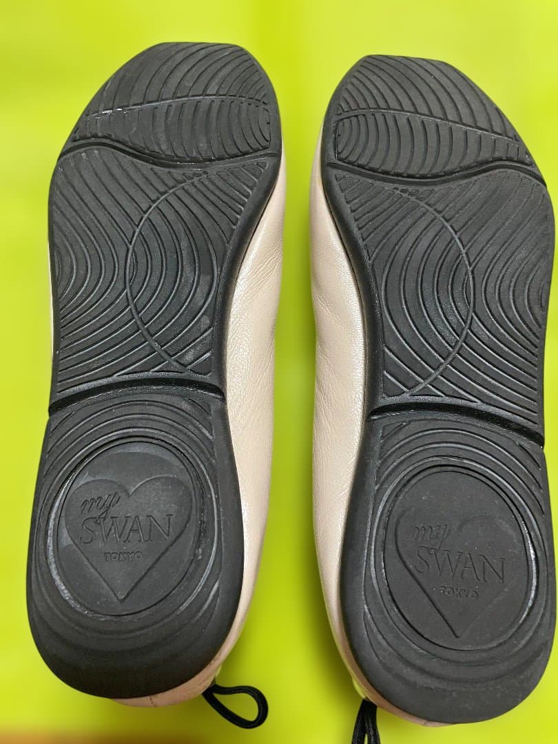 my Swan Tokyo ラムレザーストレッチバレエシューズ 24.5cm