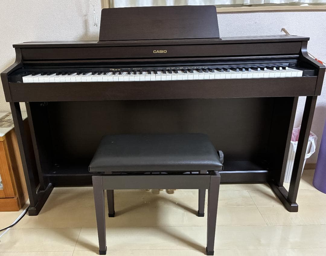 【お渡し方法ご相談可能】CASIO 電子ピアノ AP-470BN　椅子・取説付 お渡し方法ご相談可能】CASIO 電子ピアノ AP-470BN 椅子・取説付