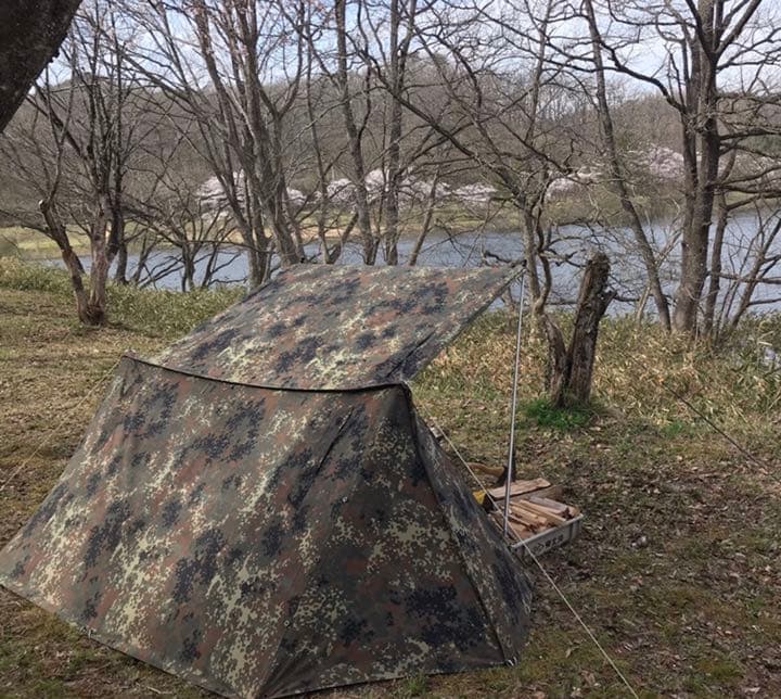 ドイツ軍幕 パップテント ファスナー加工 フルセット - メルカリ