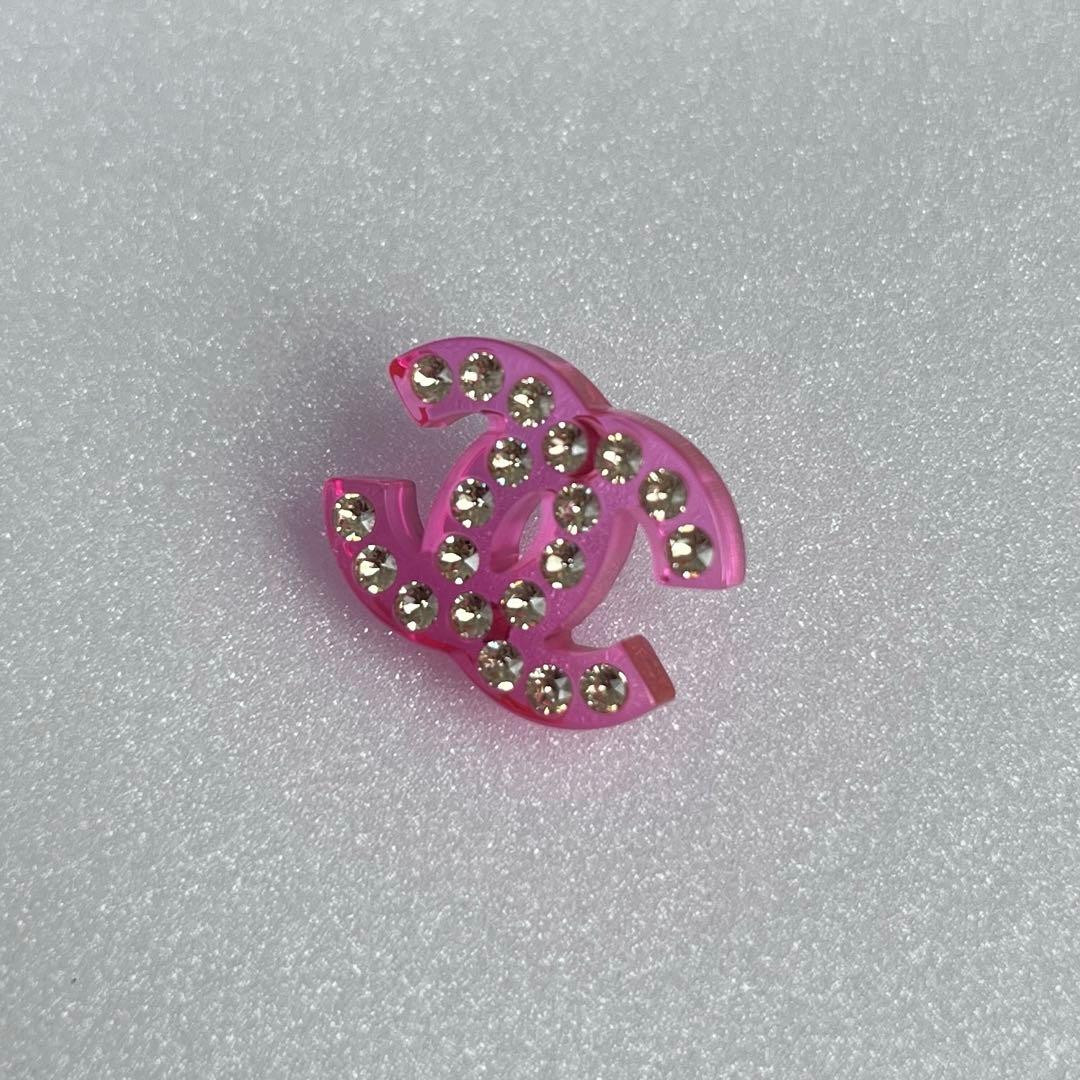 CHANEL クリア ピンク ストーン ピアス BTS テヒョン テテ 着用 - メルカリ