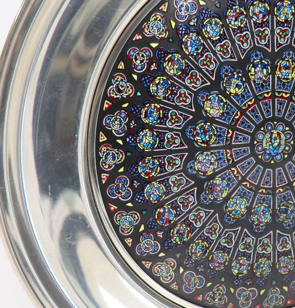 限定作品 ノートルダム大聖堂 ヴィンテージステンドグラス 大型 北の