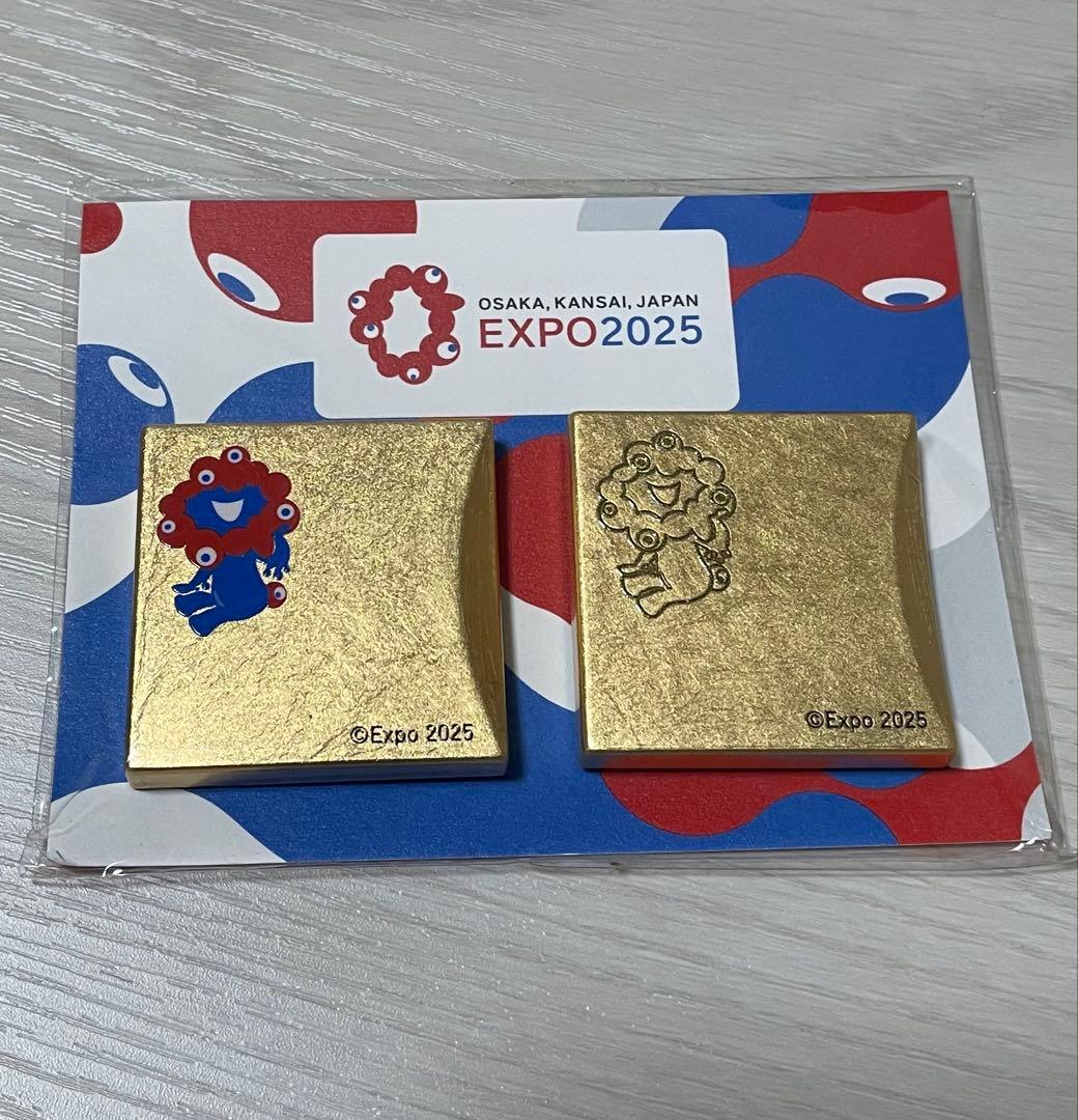 会場限定 大阪万博 EXPO2025 金沢/箔一 金沢箔 箸置き ミャクミャク