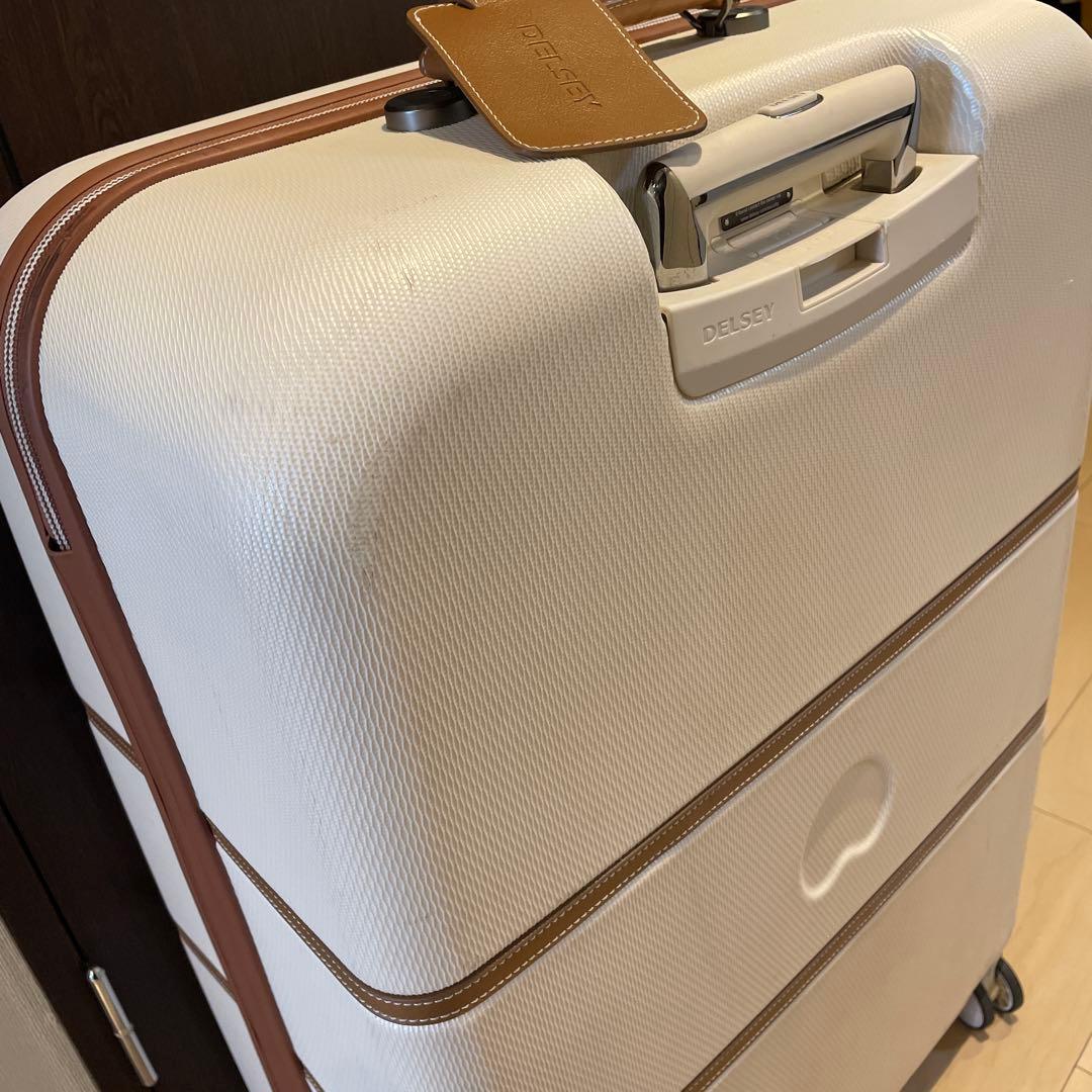 DELSEY ホワイト 110L キャリーケース D100845925 オンライン