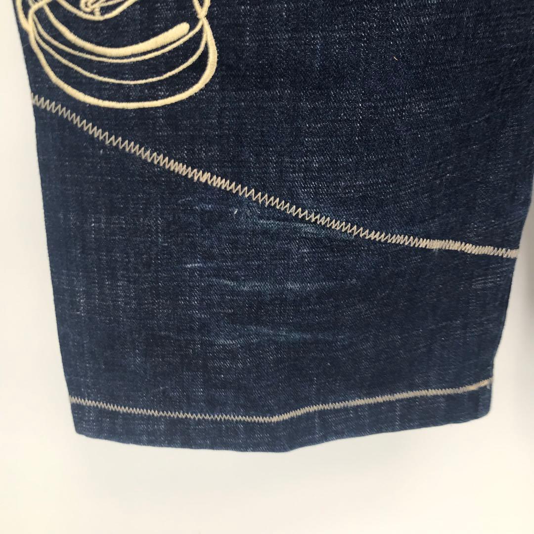 サウスポール デニムパンツ 42 インディゴ 刺繍 - メルカリ サウス