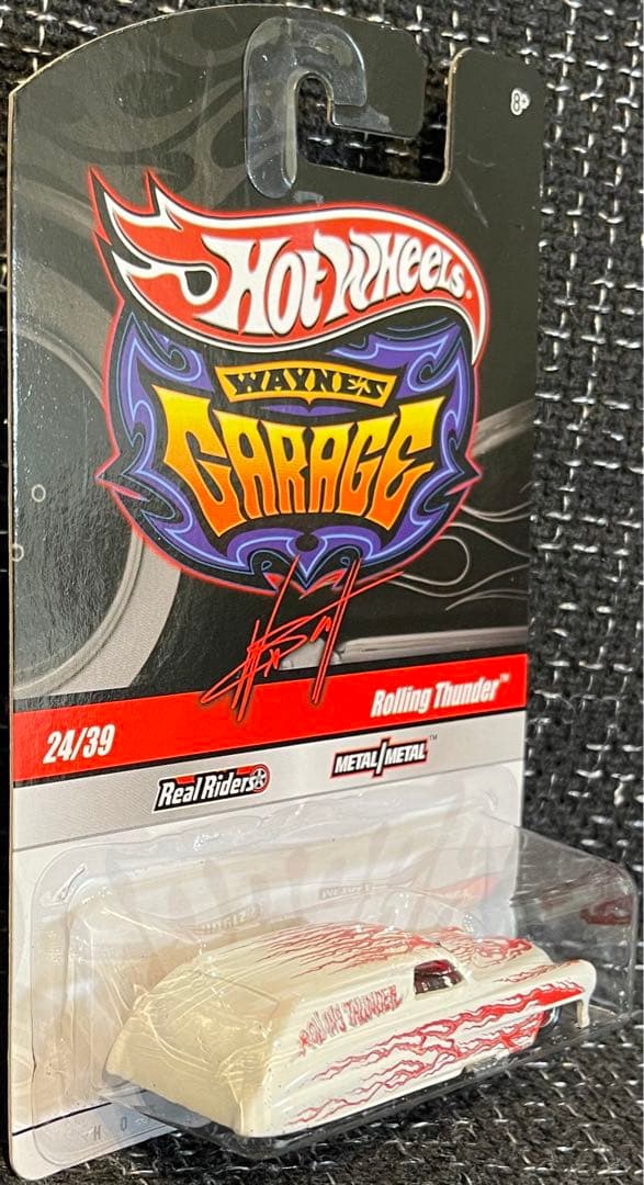 ホットウィール ローリング サンダー ガレージ ホワイト 白