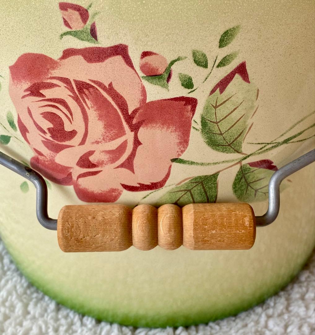 ☘️イマン imane ☘️ イヴ ホーロー製蓋付き特大バケツ ストッカー