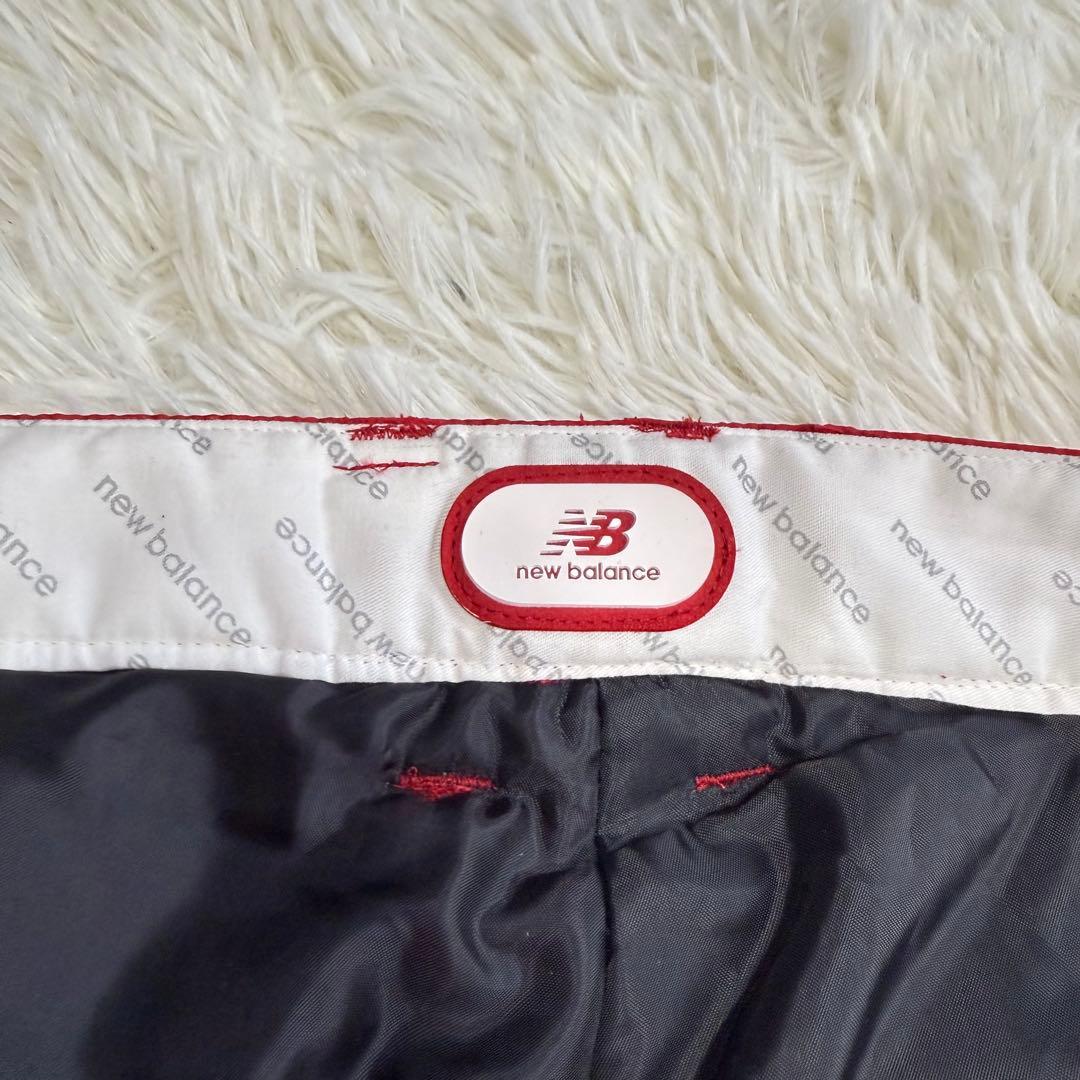 ニューバランスゴルフ】美品 中綿 セットアップ レッド 6サイズ メンズ
