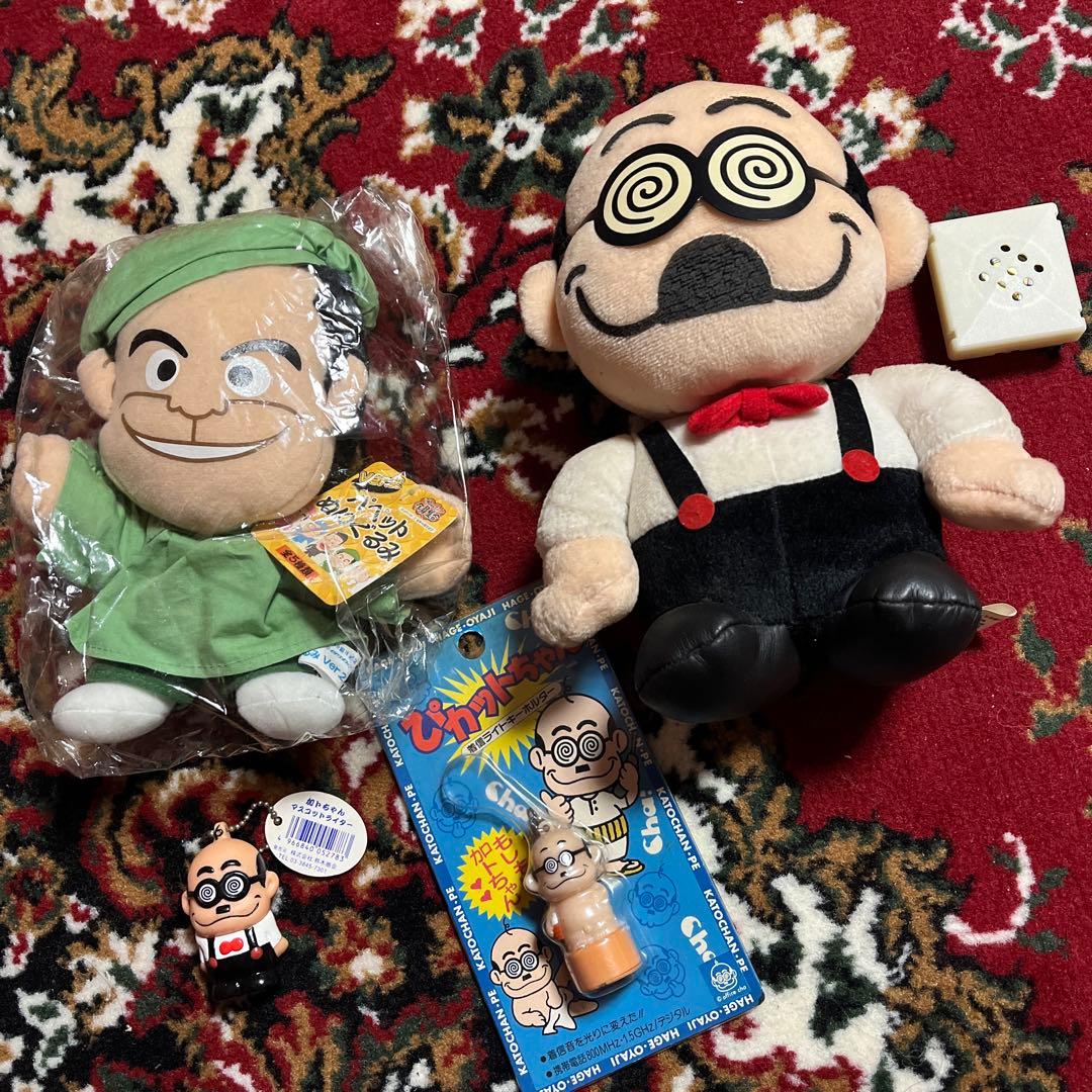 加トちゃん 加藤茶 ぬいぐるみ マスコットライター ストラップ