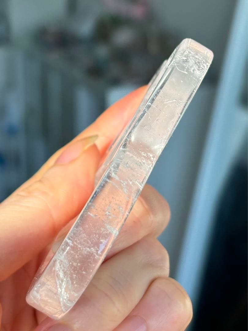 hhkk様　リピーター様限定　修正あり　高品質　水晶　ダブルハート　1500円