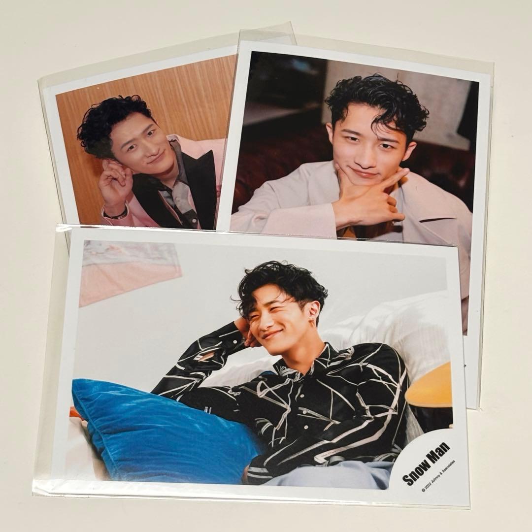 SnowMan 岩本照 公式写真 3枚セット - メルカリ