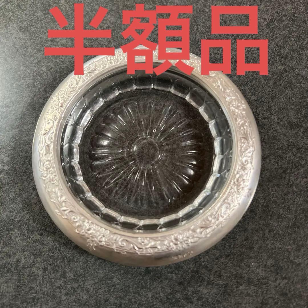 【半額】銀製970刻印あり　コースター２0個組セット　約2400g 新品未使用 楽天市場】純銀製 タレントコースター 直径10cm 共箱 銀製970刻印 2枚