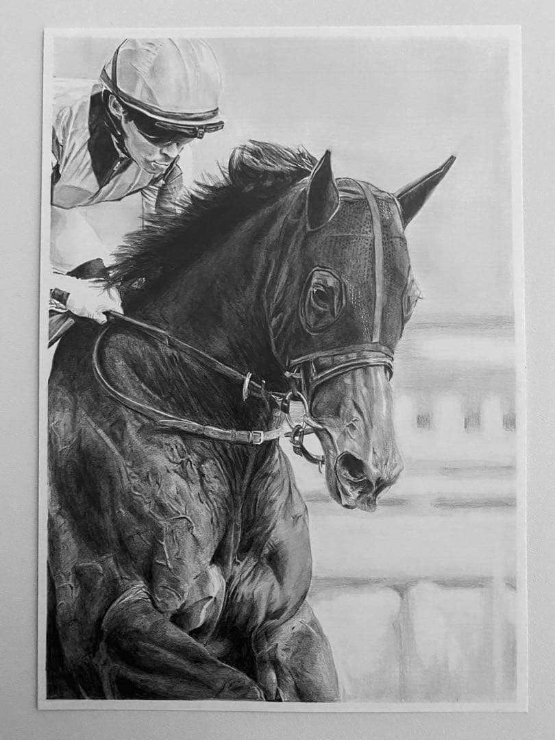 鉛筆画 競走馬 - メルカリ