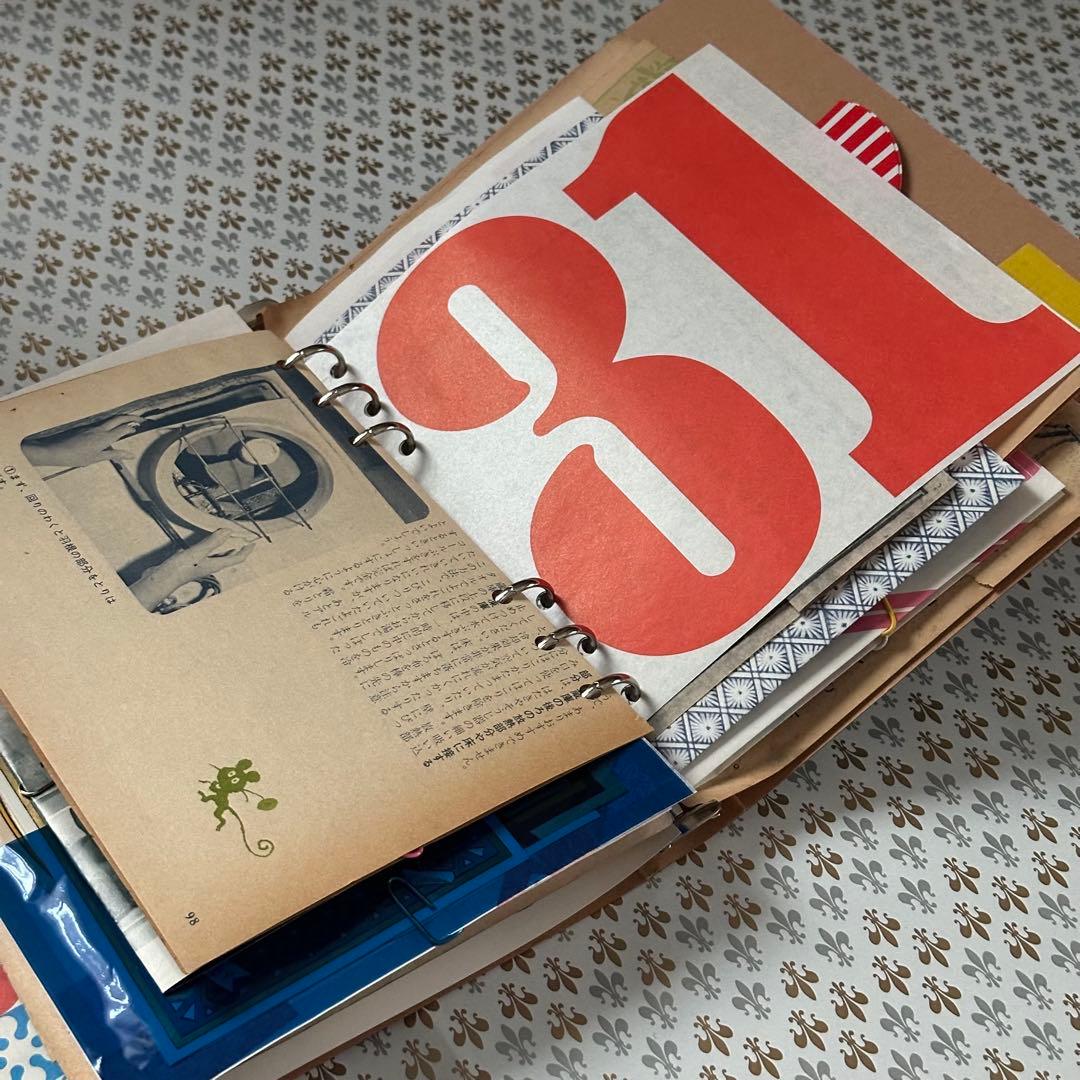 New❁⃘ 昭和レトロジャンクジャーナル【156】おすそ分け6穴バインダー