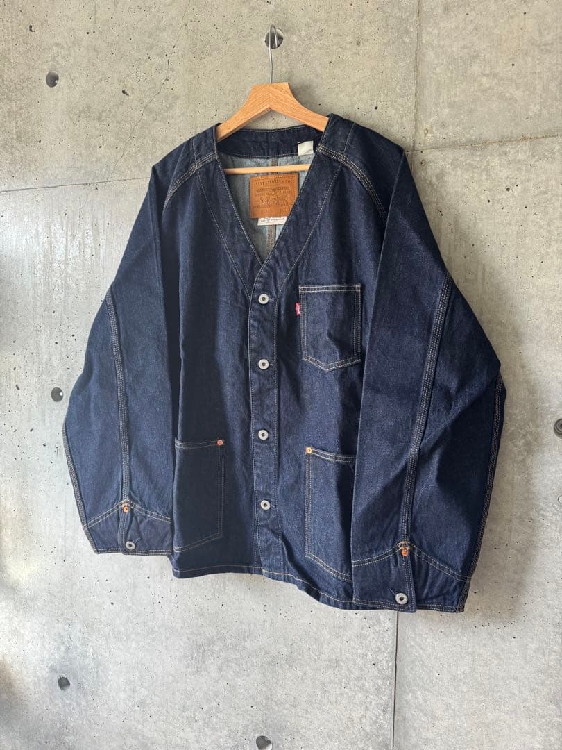 LEVIS UNION ENGINEER CARDIGAN ダークインディゴ ダークインディゴ