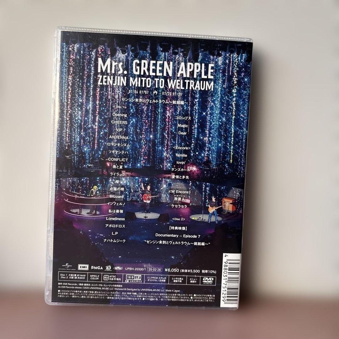 Mrs. GREEN APPLE DVD - メルカリ
