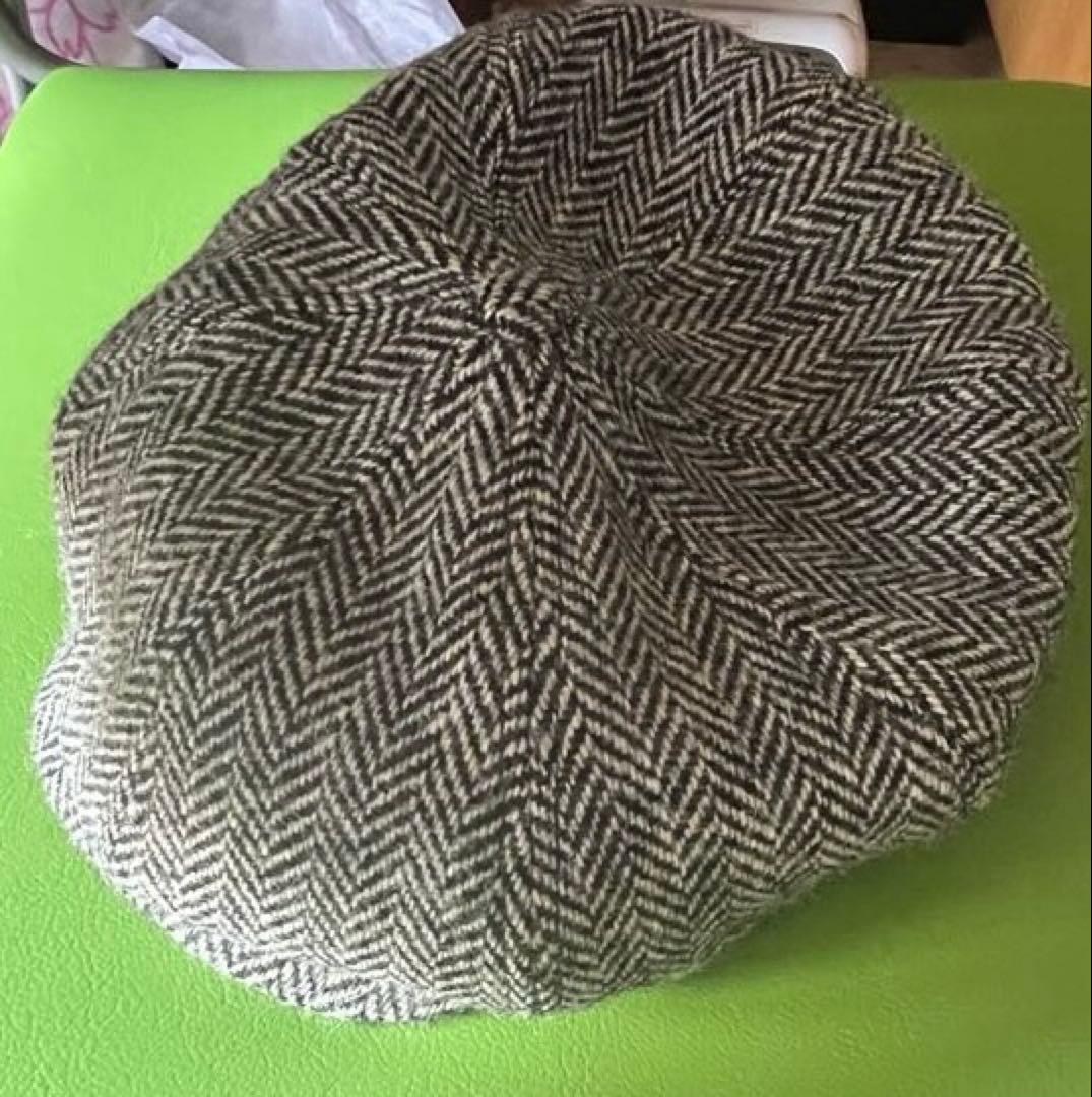RRL × HARRISTWEED NEWSBOY CAP キャスケット RRL × HARRISTWEED NEWSBOY CAP キャスケット Grey Harris Tweed