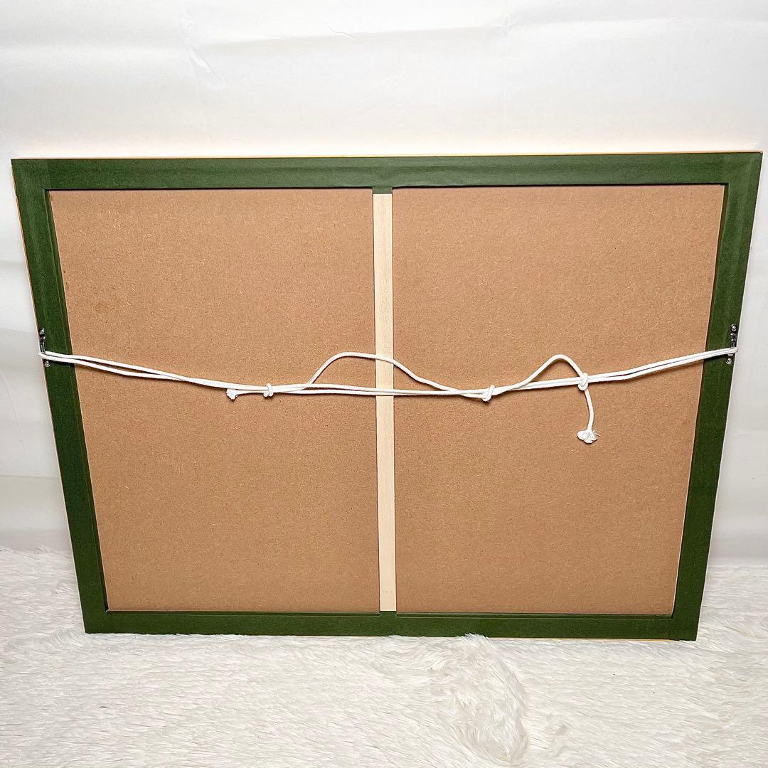 【希少 真作】藤田不美夫 木版画 灯台と海 落款入り 額装済 93/150