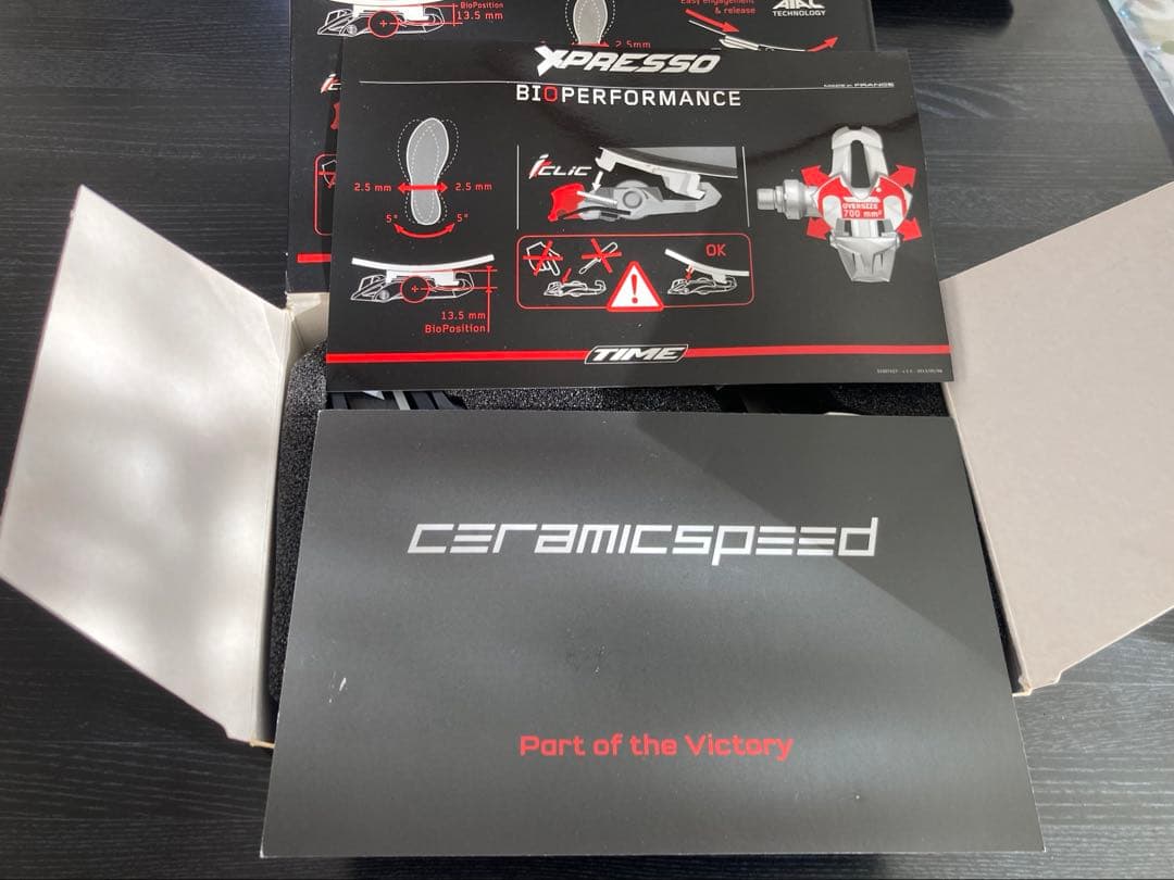 極美品】TIME Xpresso 15 ビンディングペダル クリート付属