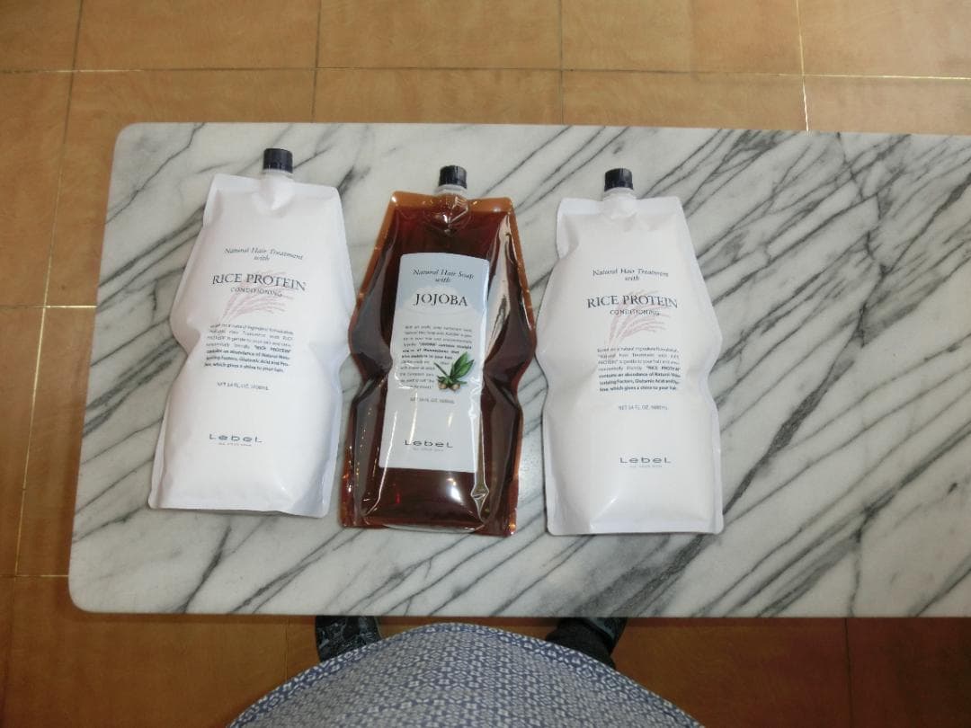 どれでも3本ルベルSW、MG、JOJOBAシャンプーRPライスプロテイン