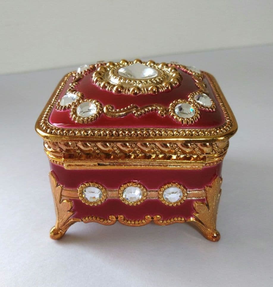 アンティーク 小樽オルゴール堂 スワロフスキー オルゴール ジュエリー