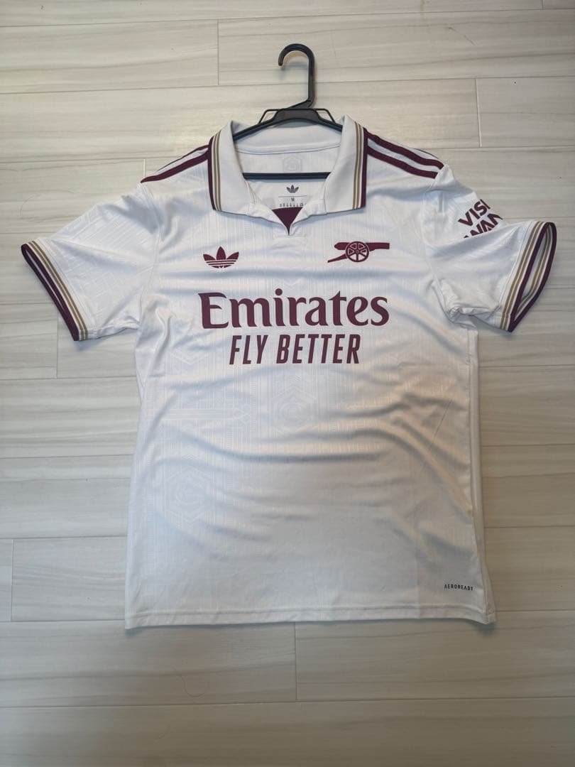 【あき】アーセナル 25/26 サード ODEGAARD正規品 新品未使用 即発送可 アーセナル 25/26 公式ユニフォーム サード 長袖