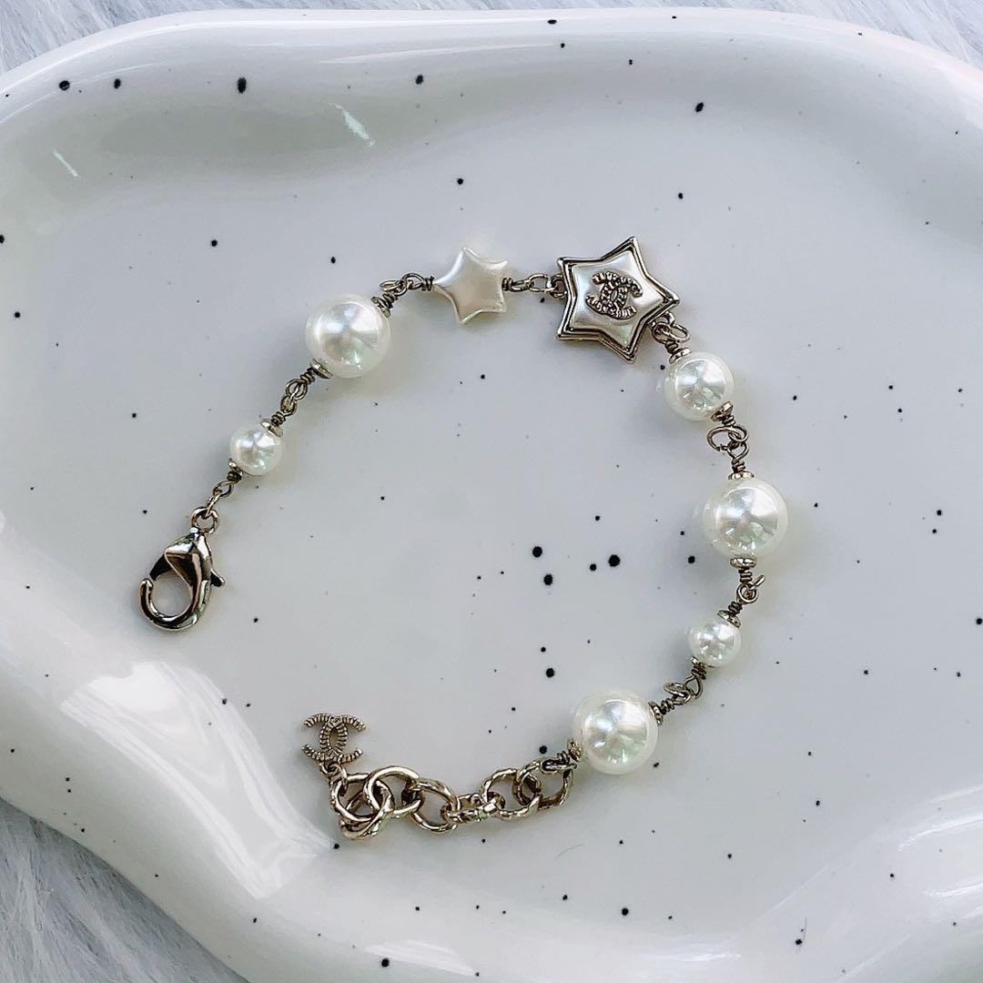 CHANELロゴ 星モチーフ ブレスレット ココマーク used vintage CHANEL