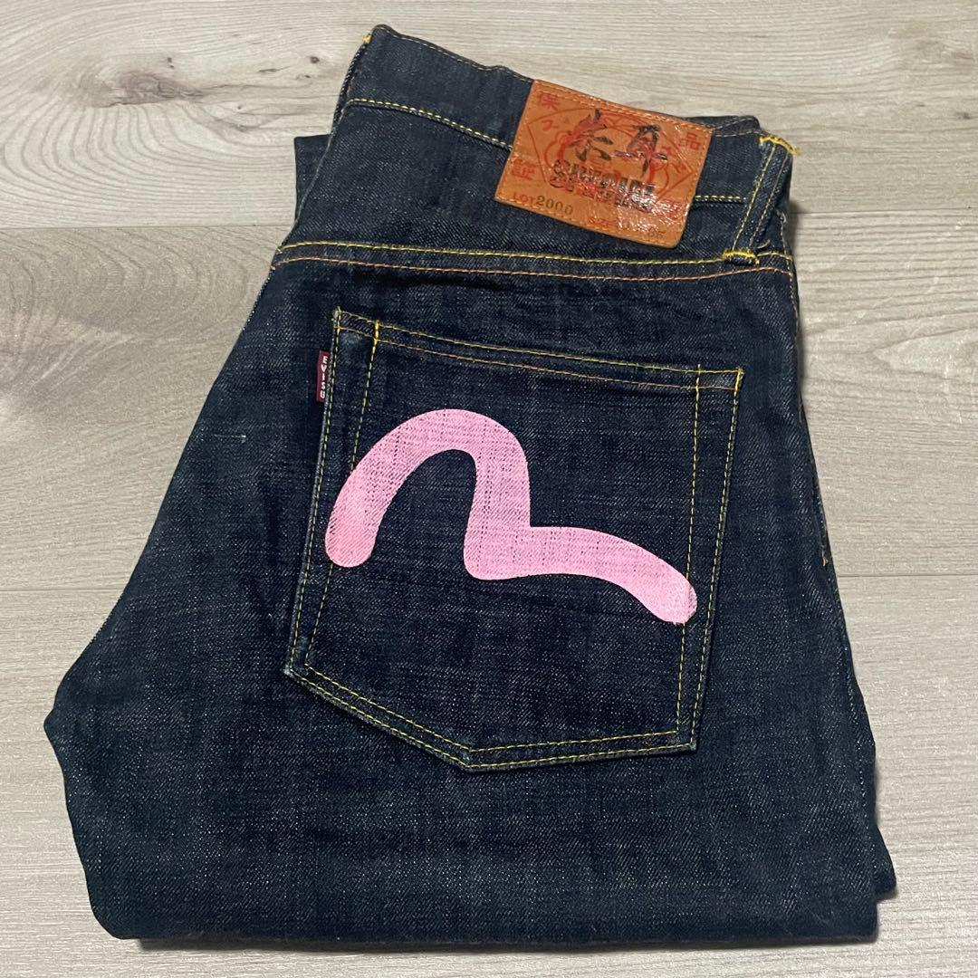 サイズ33 キッキー 赤カモメ 1986 青耳 濃紺 美品 エヴィス エビス