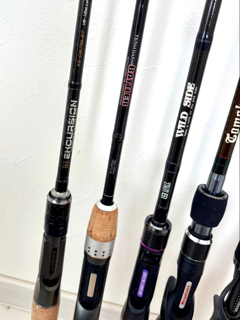 引き取りのみ バスロッド 8本ダイワ メガバス キラーヒート テイルウォーク