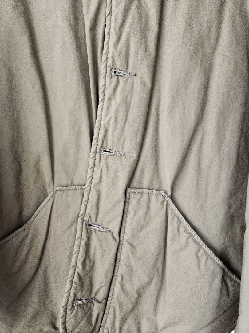 orSlow オアスロウ コットン シェルジャケット ノーカラー