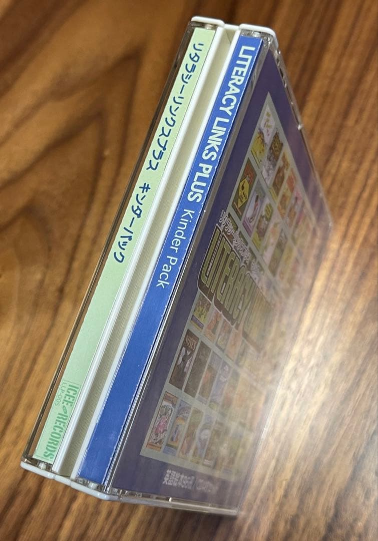 リタラシーリンクス児童英語研究所 A~DセットCD4枚絵本96冊 手引き