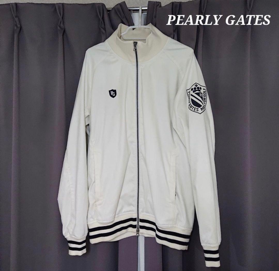 PEARLY GATES ゴルフジャケット ホワイト サイズ5 - メルカリ