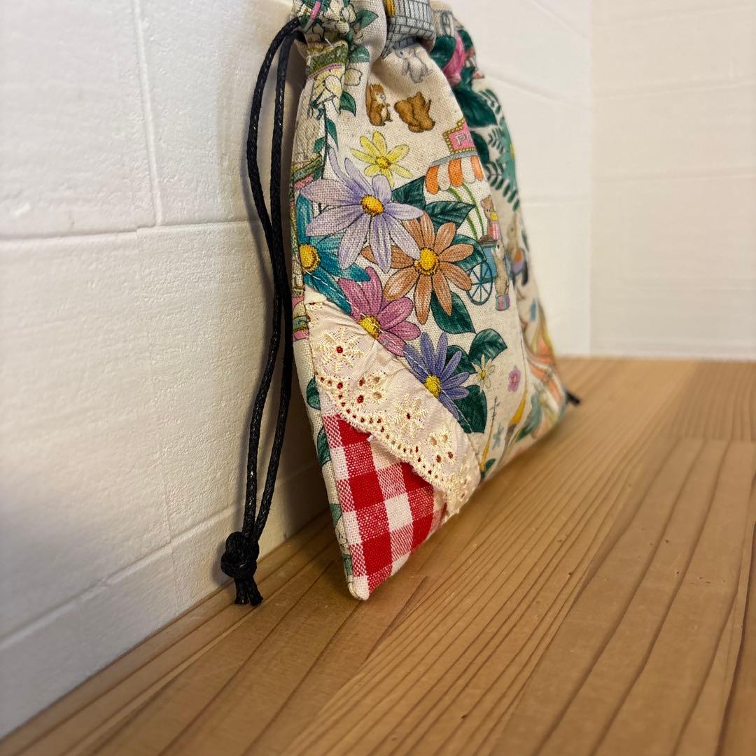 感謝価格 SALE ユキエモン 巾着 ハンドメイド 小物入れ - メルカリ