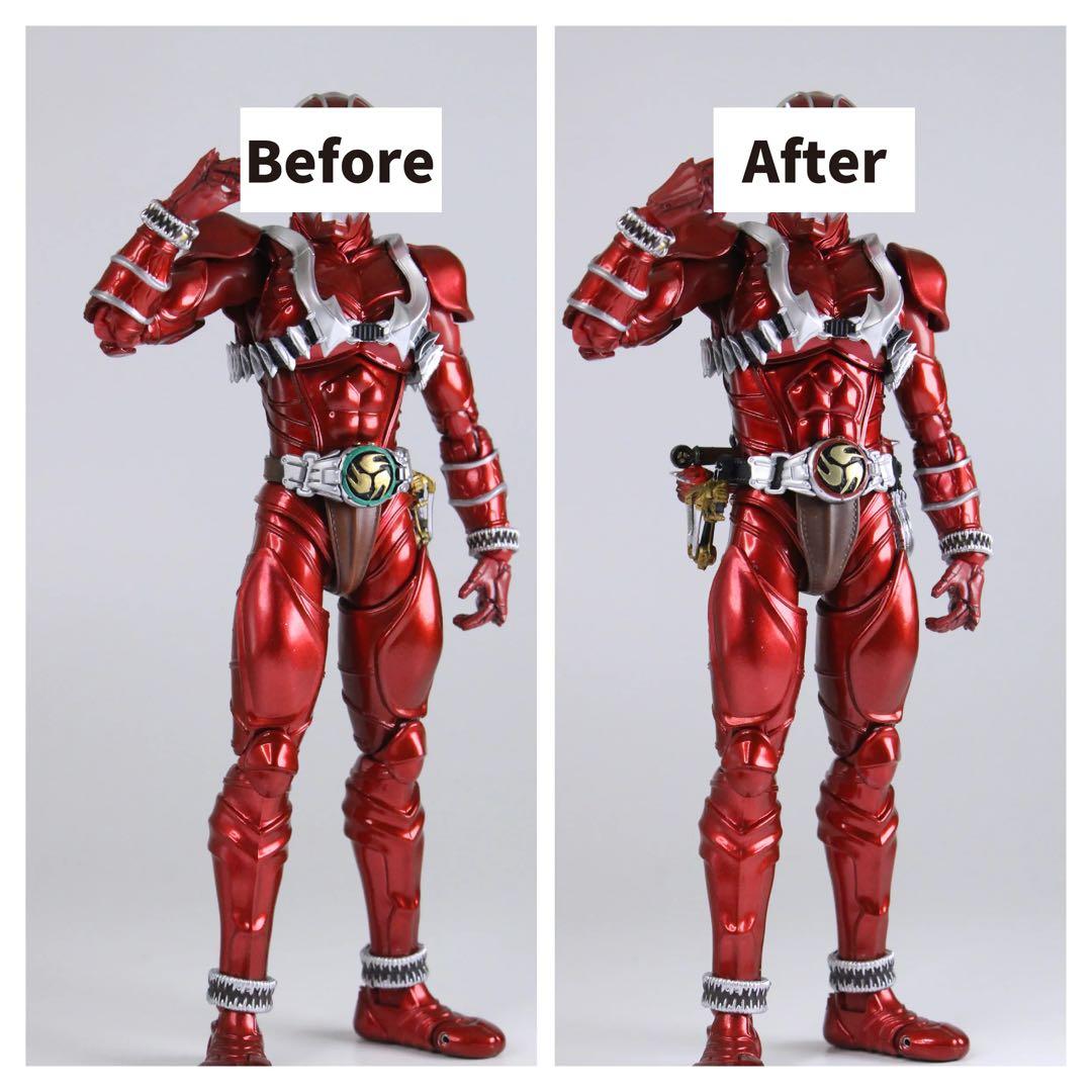 新品】フィギュアーツ真骨彫に使用可！ 仮面ライダー響鬼系改造腹部