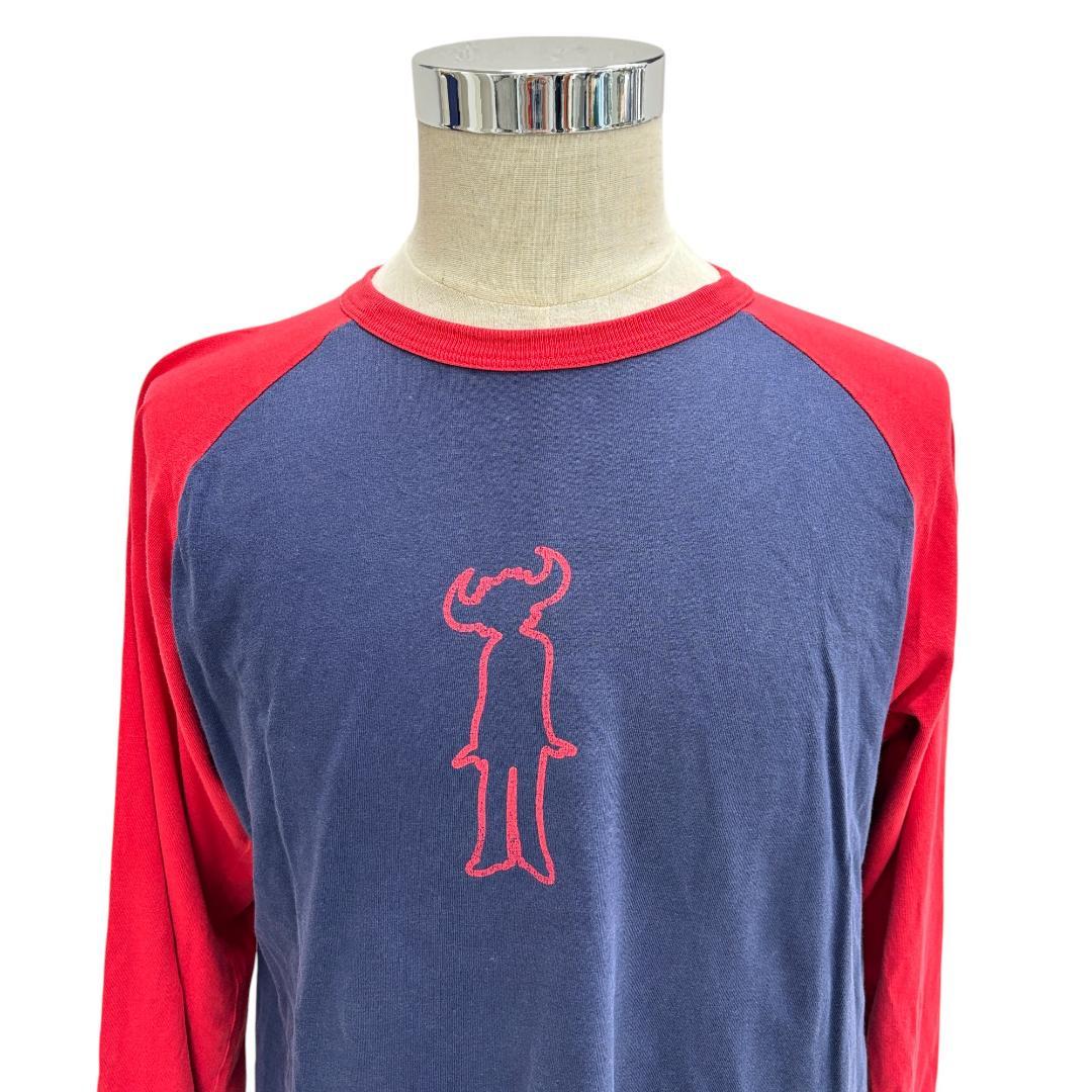 ☆美品 リーバイス ジャミロクワイ 紺×赤 長袖 Tシャツ・カットソー L