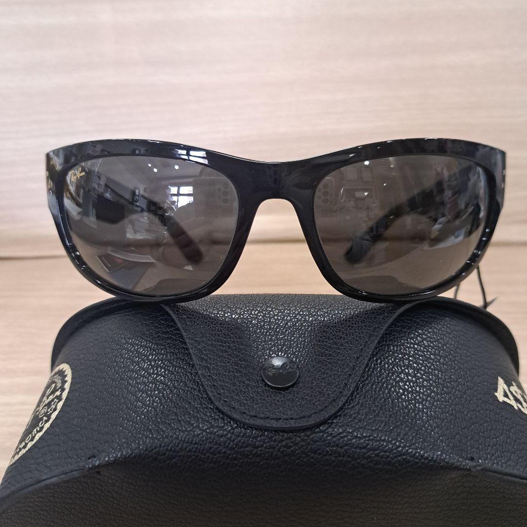 レイバン メガバロラマ A$AP 限定 ブラック ビックサイズ バイカーグラス