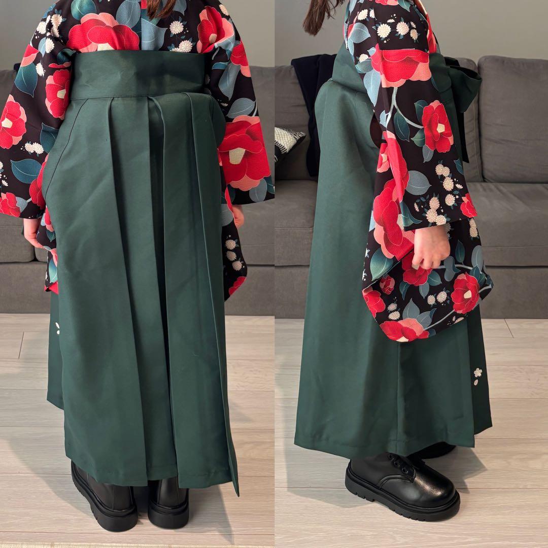 taka様専用 簡単着付け袴110cm 髪飾り2個 ブーツ