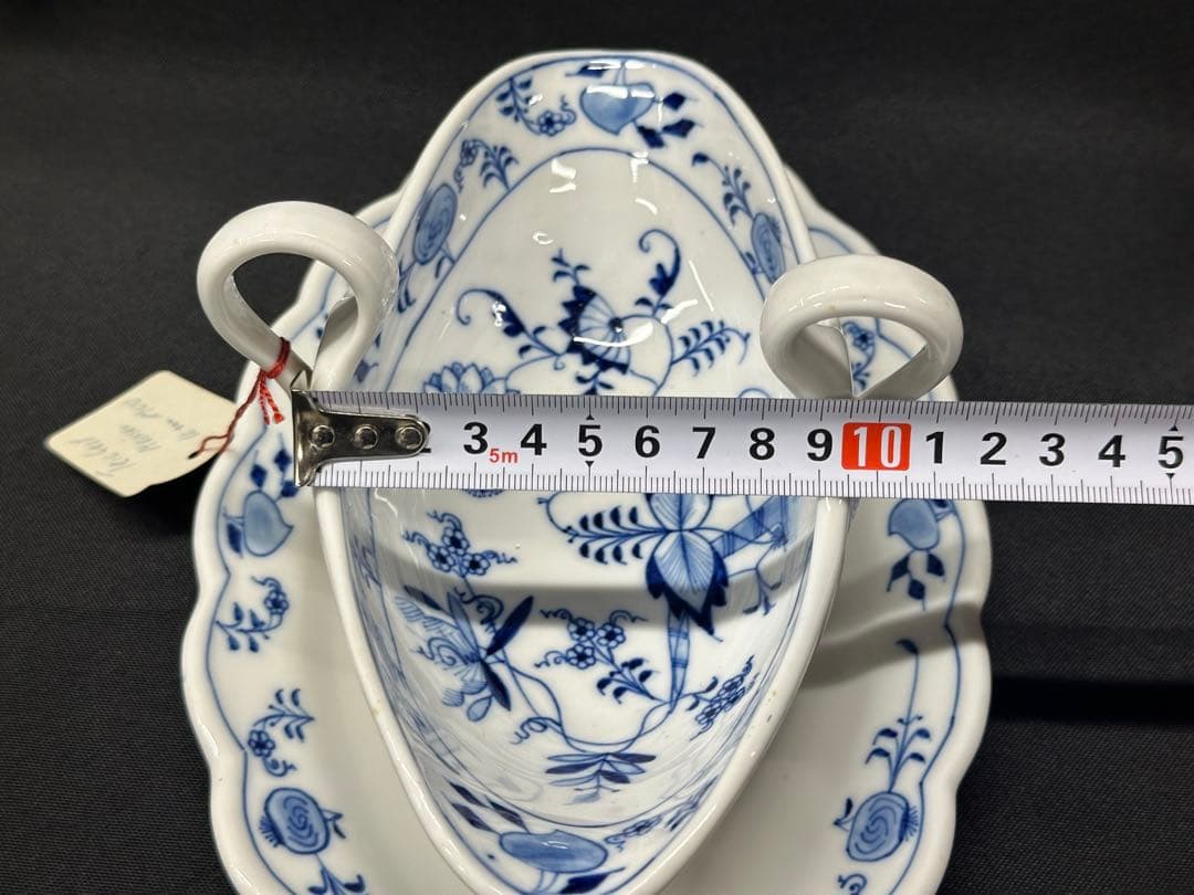 USED】meissen ブルーオニオン グレイビーボート ソーシエール - メルカリ